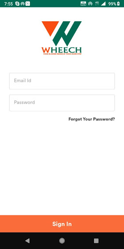Android application Wheech Rider App screenshort