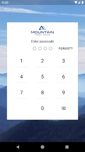 Android application MountainCU Mobile screenshort