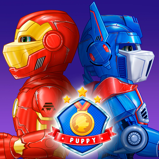Logo puppy rescue patrol adventure