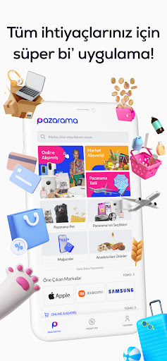Android application Pazarama screenshort