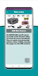 SQ8 Mini Camera Guide