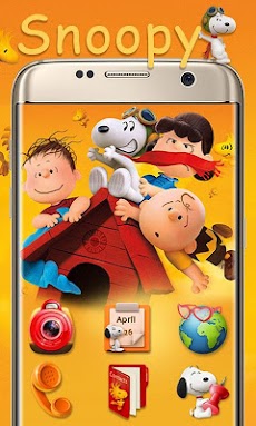 Snoopy GO Launcher Themeのおすすめ画像1