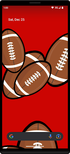 Footballs Live Wallpaper Screen 2