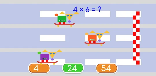 Math Racers - 재미있는 수학 레이스