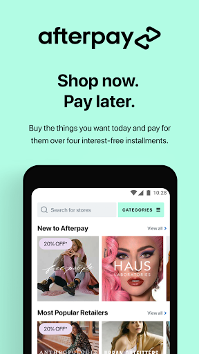 Afterpay: Buy now, pay later. Easy online shopping  screenshots 1
