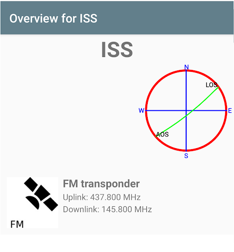 W1ANT Satellite Tracker Screen 2