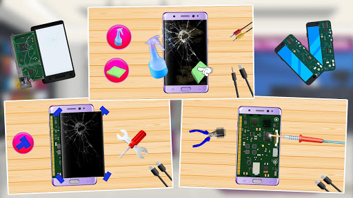 Mobile Phone Repair Shop Game Screen 2