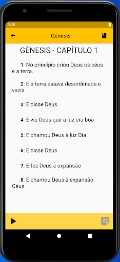 Android application Bíblia screenshort