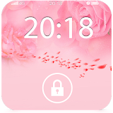 Fancy Screen Lock Pink Rose icon