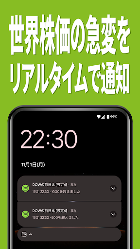 225225 - 世界株価アラート Screen 2