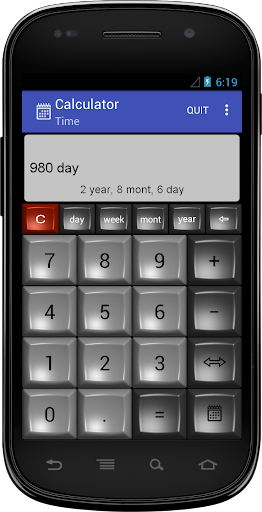 CalculTime PRO Screen 3