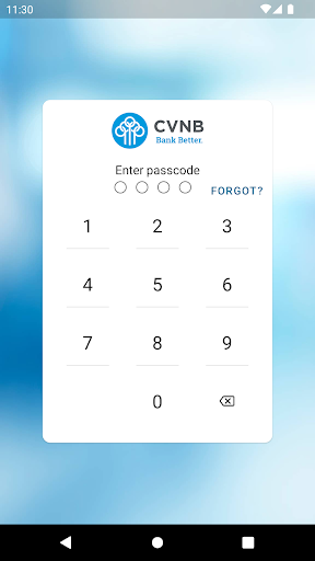 Android application CVNB Mobile Banking screenshort