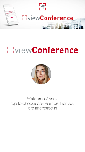 Android application viewConference screenshort