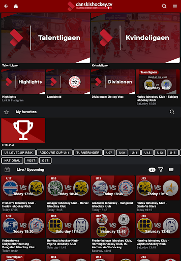 Danskishockey.tv Screen 3