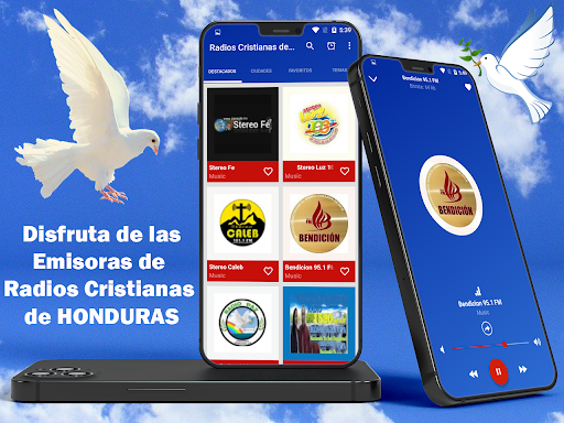 Android application Radios Cristianas de Honduras screenshort
