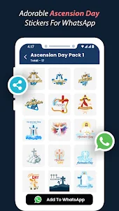 Ascension Day Stickers