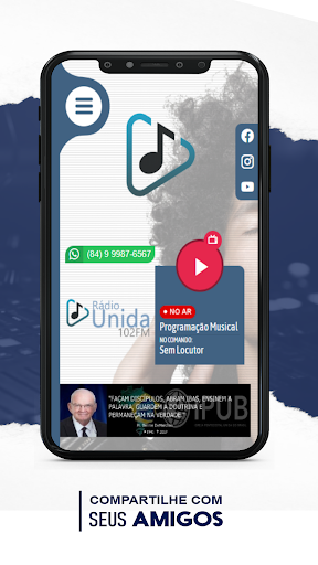 Android application Rádio Unida 102FM screenshort