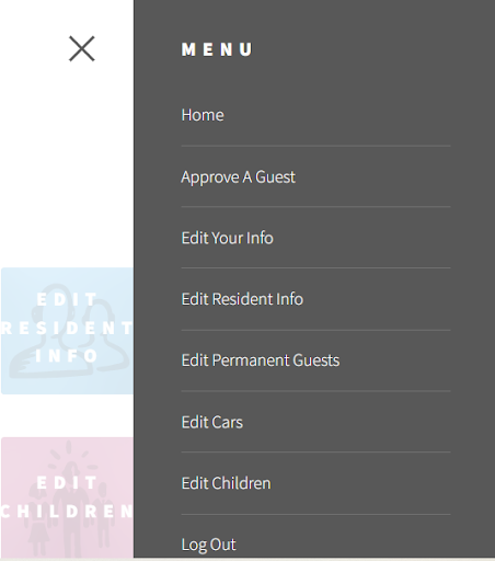 Residents Info Screen 2