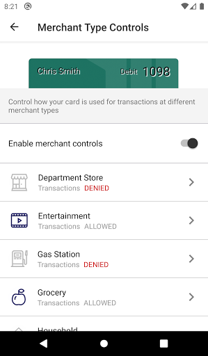 TransWest CardCierge Screen 3