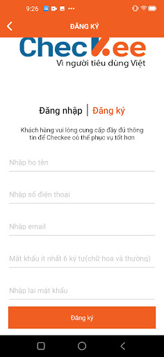 Checkee Screen 3
