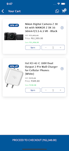Cloud Estore Screen 2
