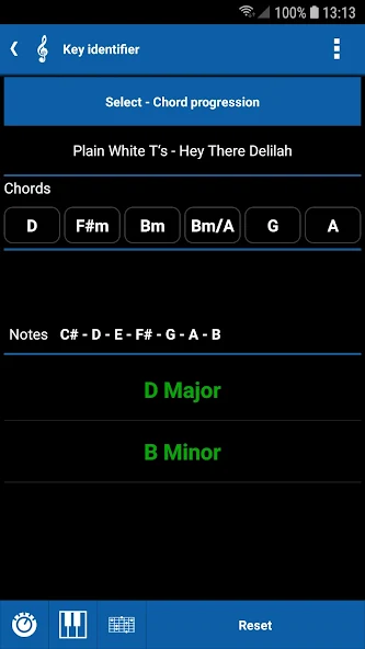 s.mart Song Key Identifier Screen Views 5