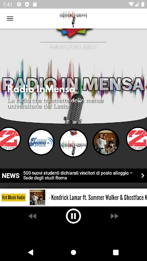 Android application Radio InMensa screenshort
