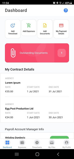Android application Icon Accounting screenshort