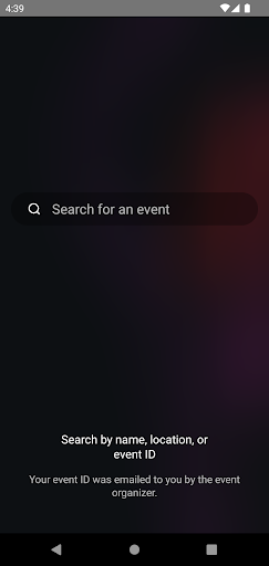 XPRIZE Events Screen 2