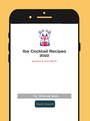 Android application IBA Cocktail Recipes 2024 screenshort