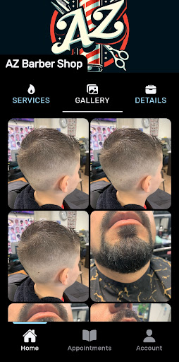 AZ Barber Shop Screen 2