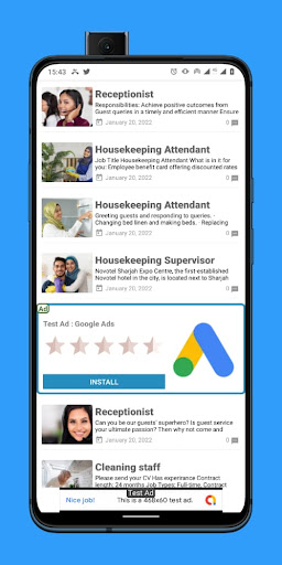 Job Search Screen 2