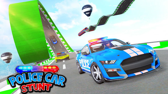 Crazy Police Car Stunt Games 3.2 screenshots 2