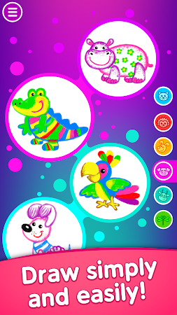 Game screenshot Bini Drawing games for kids mod apk
