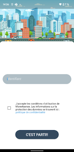 Android application Move4Sense screenshort