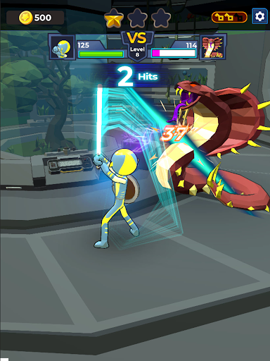 Screenshot of Supreme Saberman: Stickman