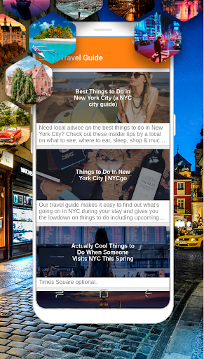Android application New York City Travel Guide screenshort