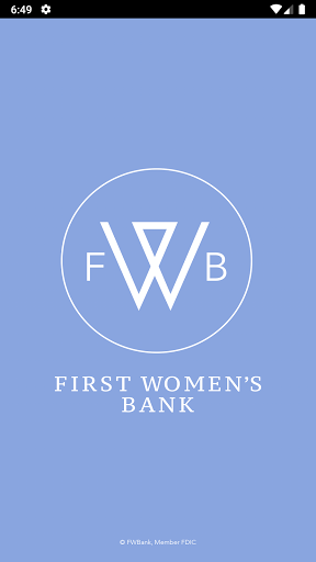Android application First Women’s Bank - Personal screenshort