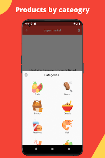 Shopping Lists Simple Screen 2