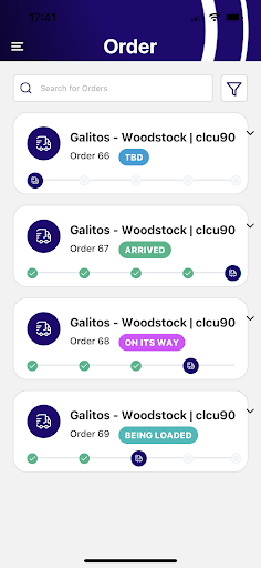 Vector Logistics - ETA Tracker Screen 2
