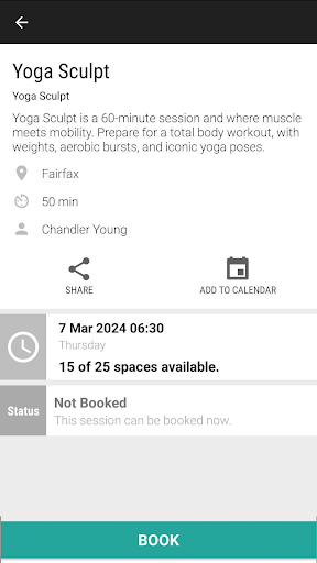 Android application FITLAB Strong screenshort