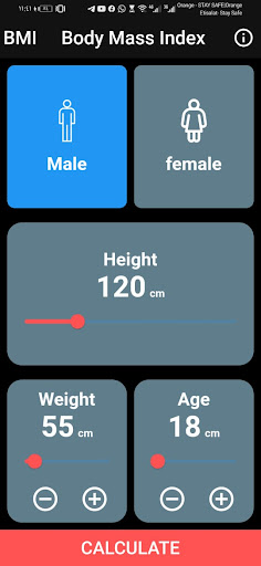 BMIحساب كتلة الجسم