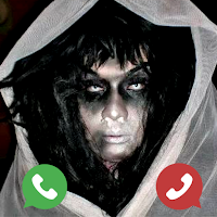 Video call kuntilanak creepy horror ghost prank