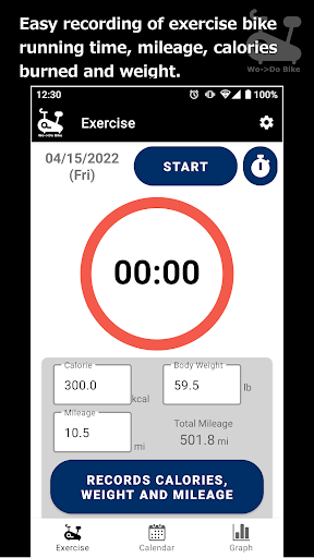 Android application Wo->Do Bike：Exercise Bike WODs screenshort