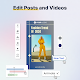screenshot of Social Media Posts - Predis AI