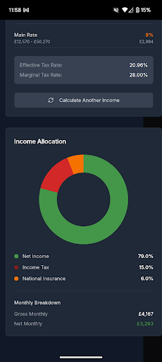 UK Tax Calculator Premium Screenshot 1 - AppWisp.com