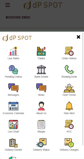 Android application dP SPOT - Online Trading APP screenshort