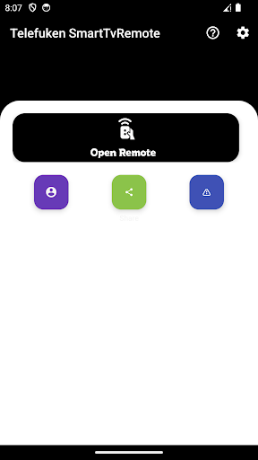 Android application Remote for Telefuken Smart Tv screenshort