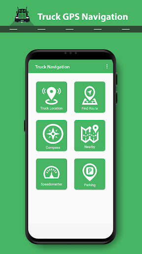 Truck GPS Navigation Road Maps