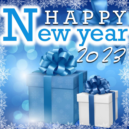 Happy NewYear Greetings Card logo
